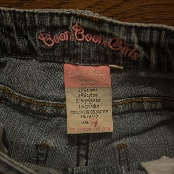 GIRLS SIZE 6X BOOM BOOM GIRLS BLUE JEANS - Picture 3 of 5